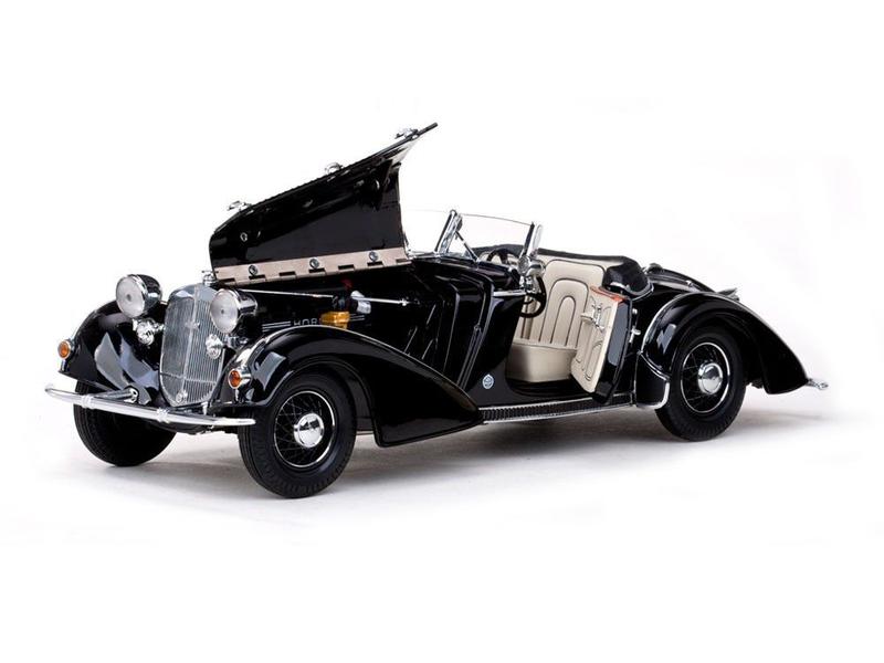 ミニカー Sun Star 1939 HORCH 855 ROADSTER 1:18 1939 Horch 855 Roadster - Escala 1:18 - Sun Star - Carrinhos e Cia